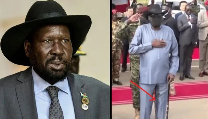 South Sudan President pees himself in the pants, arrests journalist for circulating embarrassing video