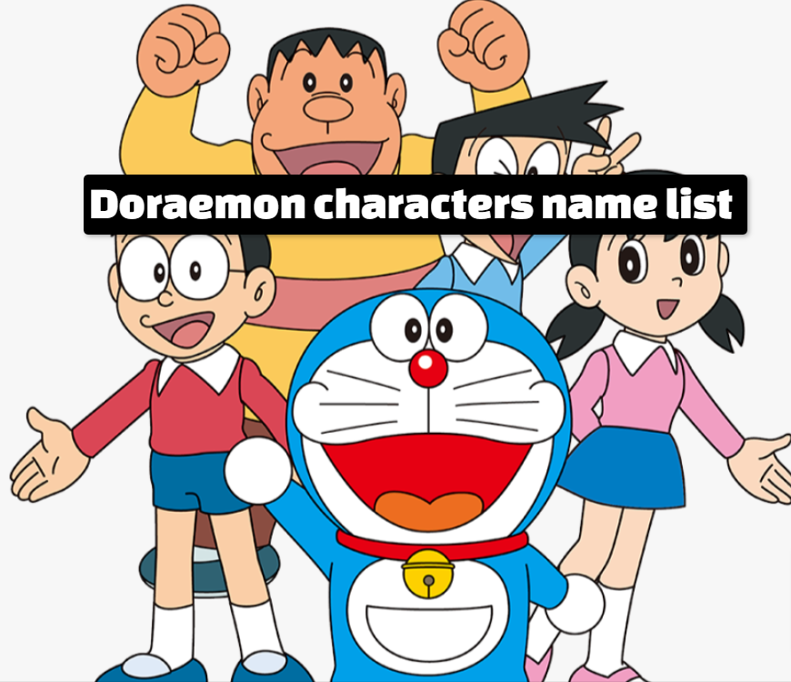 doraemon characters name